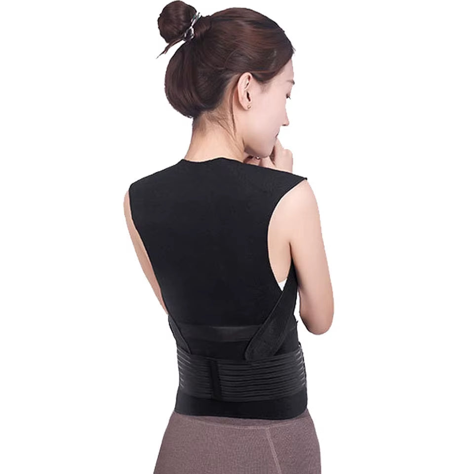 Tourmaline Self-Heating Brace Support Belt Back Posture Corrector Spine Back Shoulder Lumbar Posture Correction