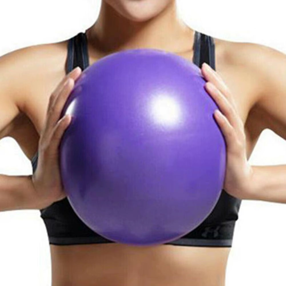 25Cm Yoga Ball Explosion-Proof Frosted Mini Pilates Fitness Ball Ball Yoga Small Hip Ball Straw Ball Fitness Yoga Ball 25Cm J9J7