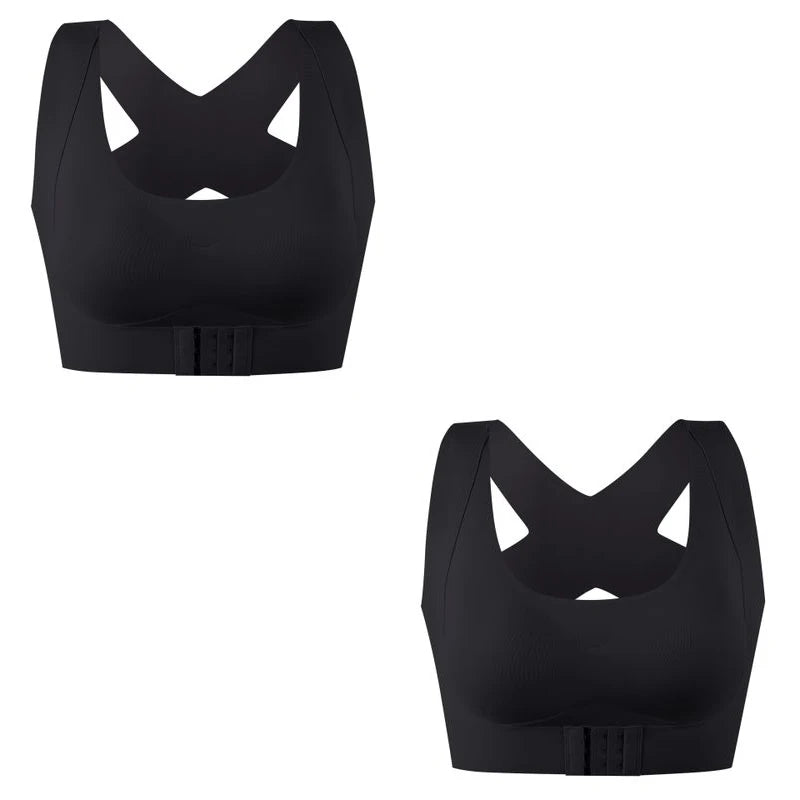 1Pcs/2Pcs/3Pcs Women Bras for Women Push up Bra Posture Corrector Bralette Front Closure Female Underwear Cross Back Tops