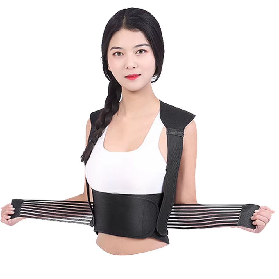 Tourmaline Self-Heating Brace Support Belt Back Posture Corrector Spine Back Shoulder Lumbar Posture Correction
